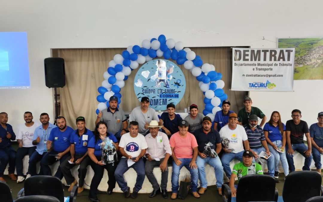 Evento “TRÂNSITO AZUL – Porque as Vidas Importam” é Realizado com Sucesso pelo DEMTRAT e Secretaria de Saúde