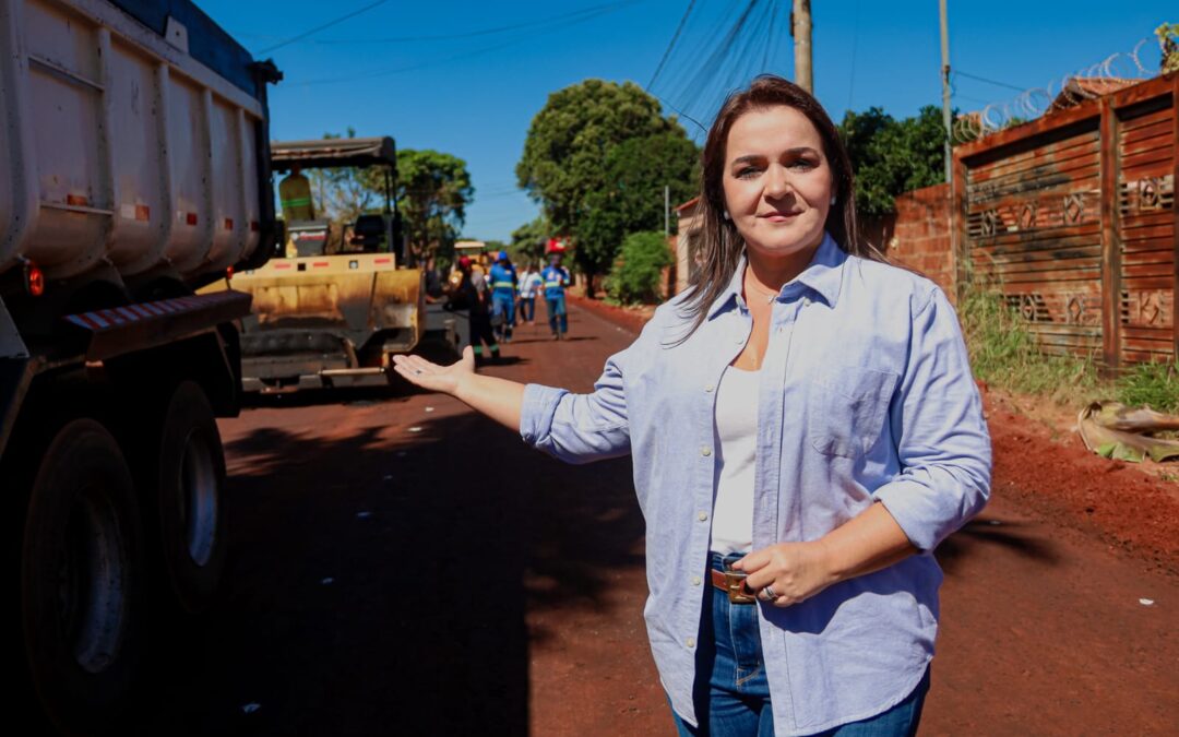 Da poeira ao progresso: Adriane Lopes acelera obras que mudam vidas no Ramez Tebet e Jardim Noroeste