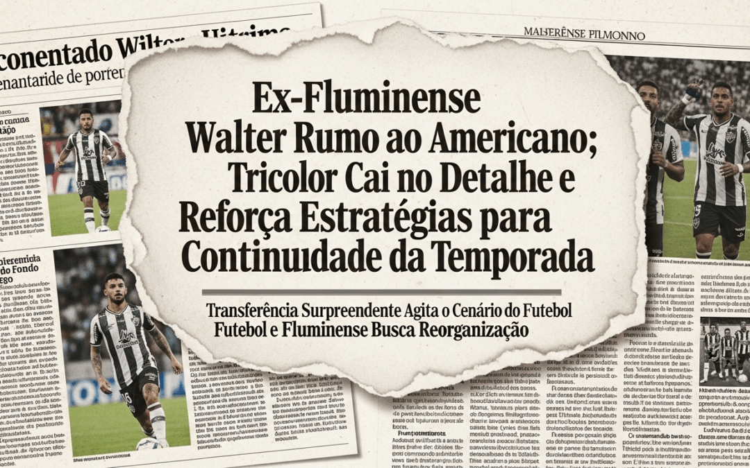 Ex-Fluminense Walter Rumo ao Americano; Tricolor Cai no Detalhe e Reforca Estratégias para Continuidade da Temporada