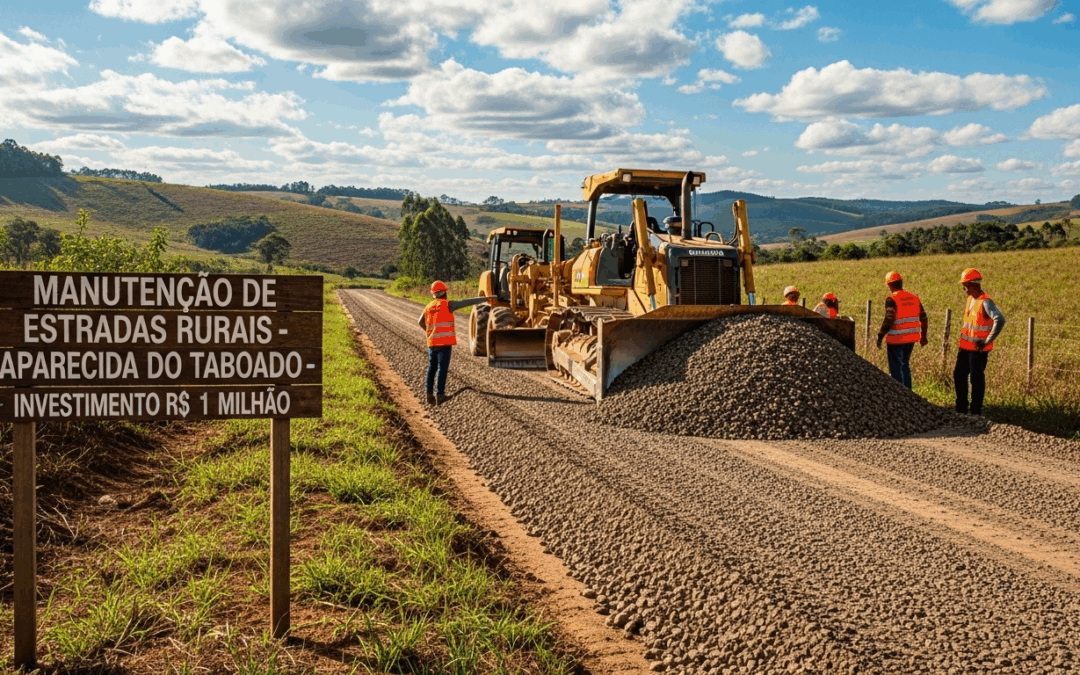 Manutenção de Estradas Rurais em Aparecida do Taboado: Investimento de R$ 1 Milhão