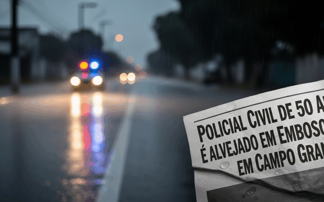 Policial Civil de 50 Anos é Alvejado em Emboscada em Campo Grande