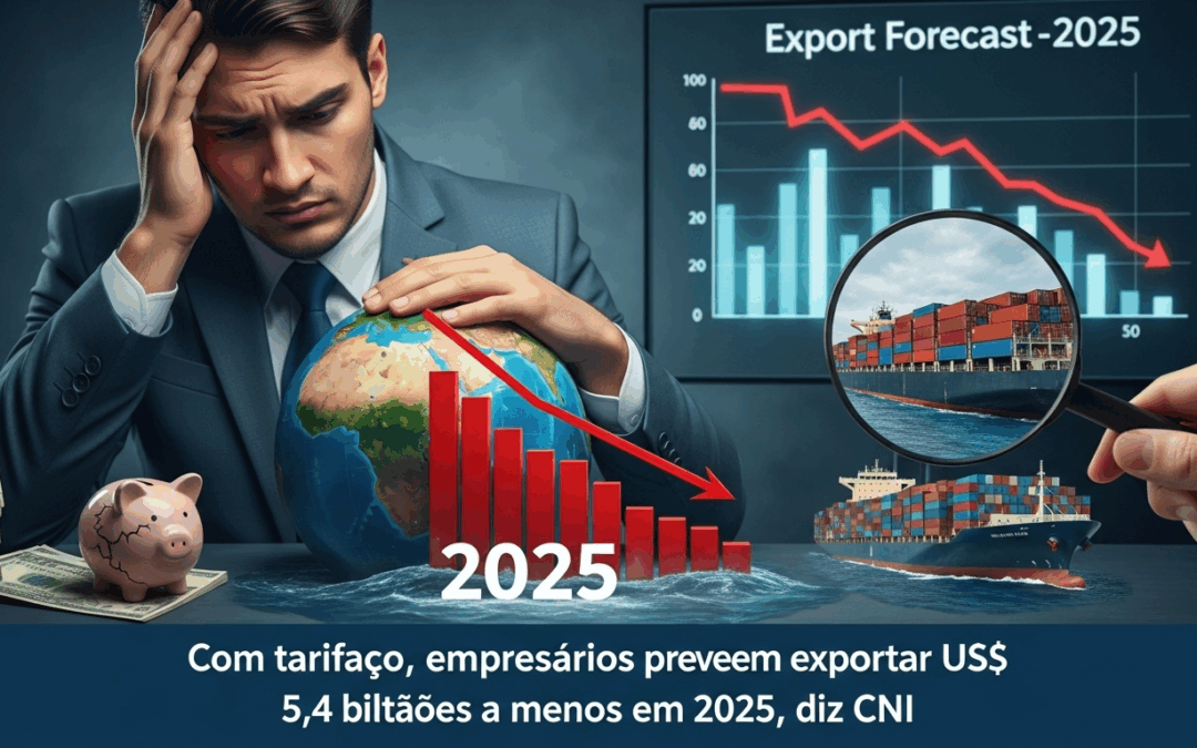 Com tarifaço, empresários preveem exportar US$ 5,4 bilhões a menos em 2025, diz CNI