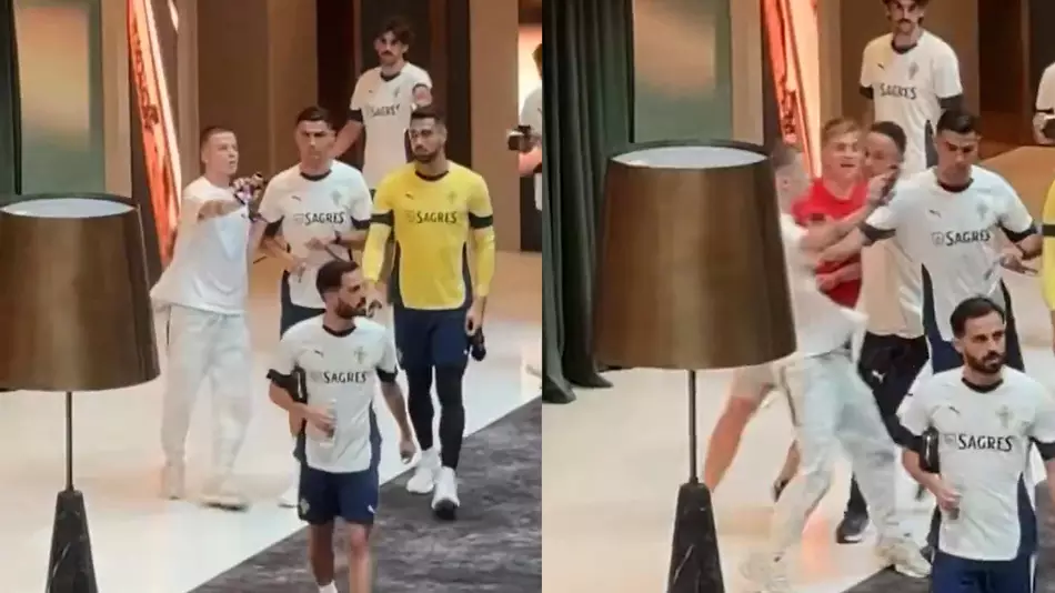 Cristiano Ronaldo empurra torcedor que pediu selfie em hotel da seleção portuguesa e polemiza