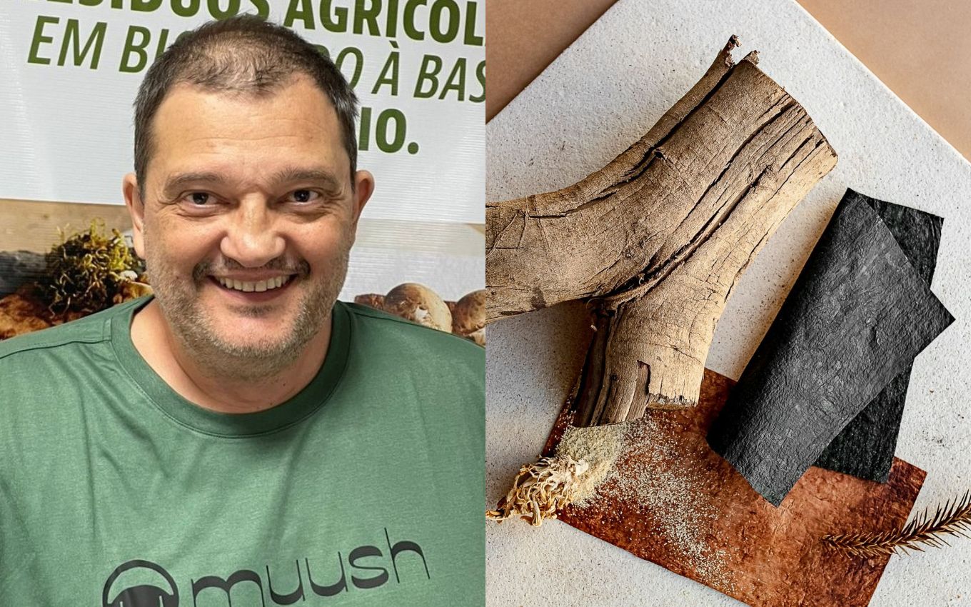 Ele largou a aposentadoria para criar 'couro vegano' e já conseguiu R$ 3 mi