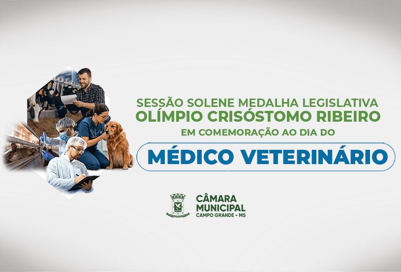 Câmara promove Sessão Solene em homenagem a médicos veterinários