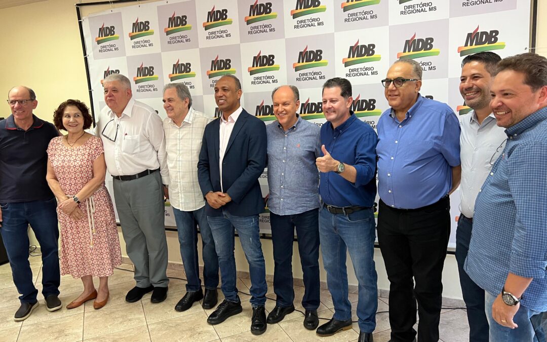 Junior Coringa marca presença na Convenção Estadual do MDB